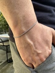 Gümüş Burgu Bileklik