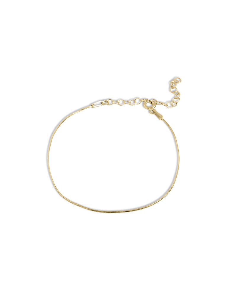 Mini İtalyan Gümüş Zincir (Gold Kaplama)